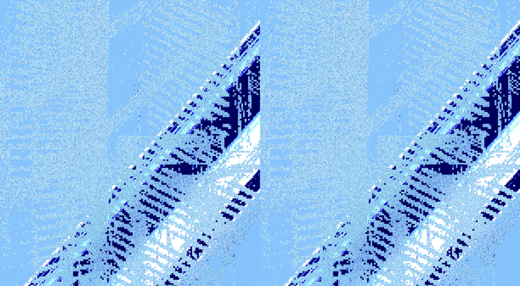 Philip Bradshaw, Sunlight through blinds, blend